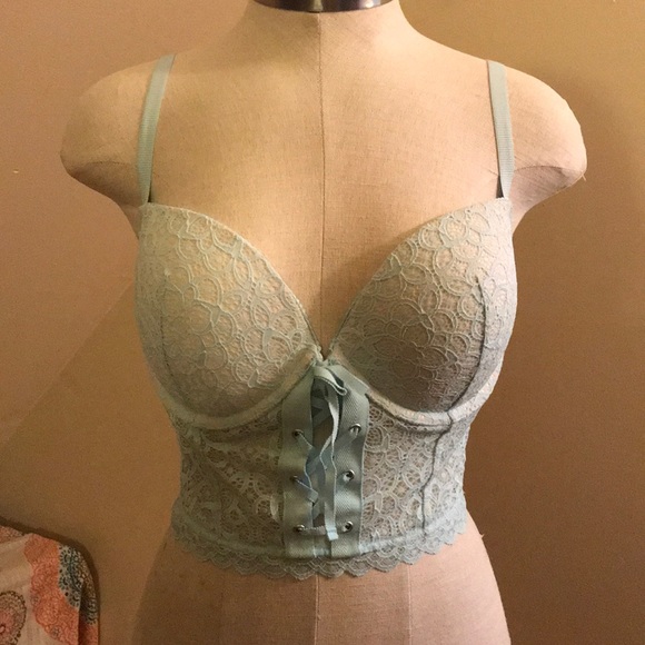 Victoria's Secret Other - VS zip up back with lace up front bra